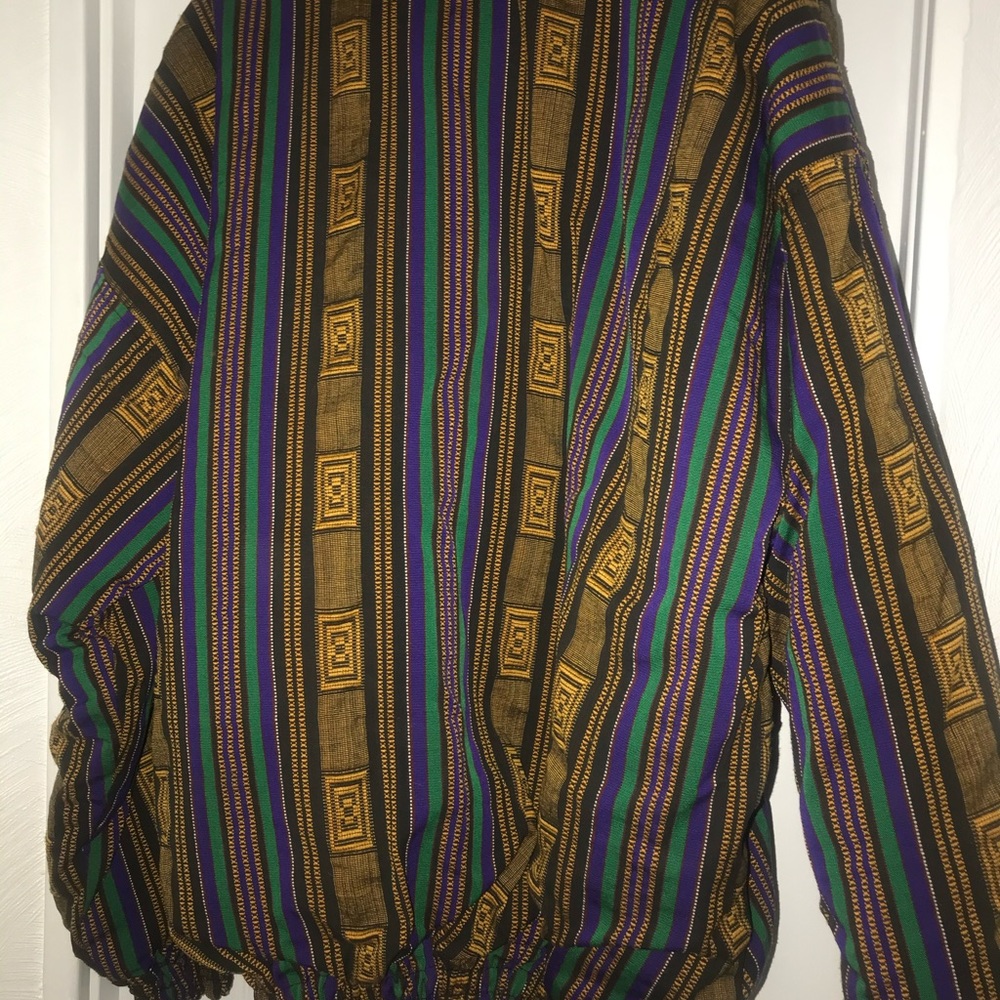 Custom made Ghanian bomber jacket